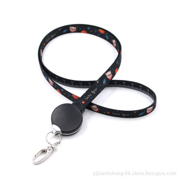 Yijiashishang YS-201NT 3-in-1 Lanyard Charging Cable Flexible Braided USB Cable with Lanyard Extension